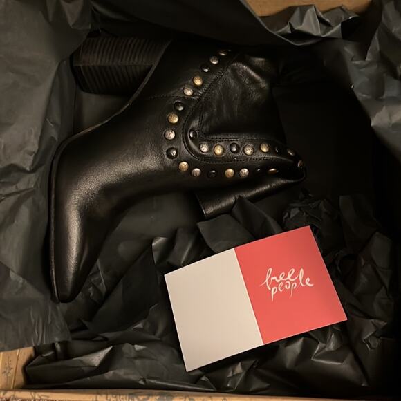 Free People Dakota Studded Western Boot Size 6.5 - Picture 7 of 8